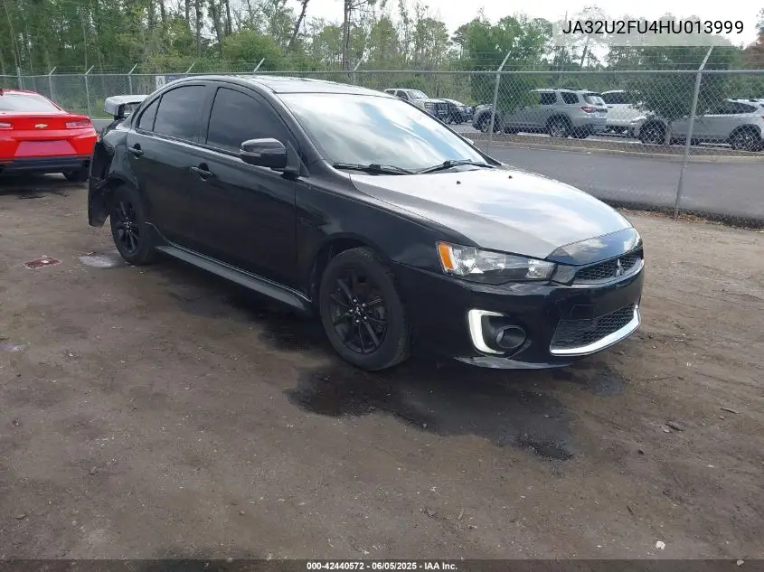 2017 Mitsubishi Lancer Le VIN: JA32U2FU4HU013999 Lot: 42440572