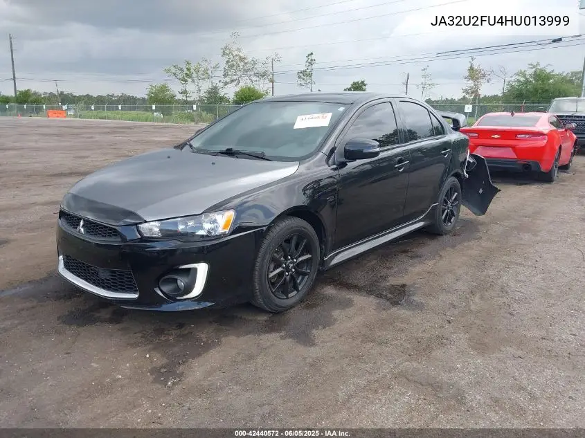 2017 Mitsubishi Lancer Le VIN: JA32U2FU4HU013999 Lot: 42440572