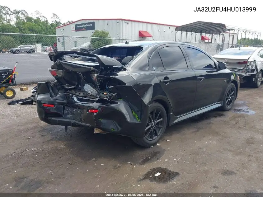 2017 Mitsubishi Lancer Le VIN: JA32U2FU4HU013999 Lot: 42440572