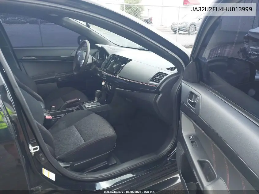 2017 Mitsubishi Lancer Le VIN: JA32U2FU4HU013999 Lot: 42440572