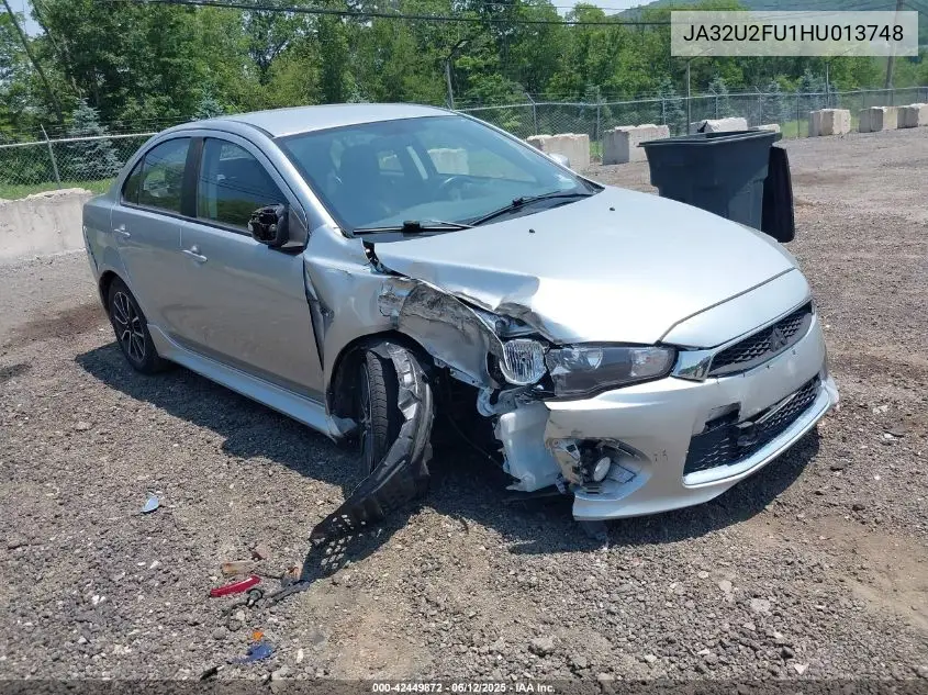 2017 Mitsubishi Lancer Es VIN: JA32U2FU1HU013748 Lot: 42449872