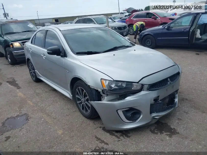 2017 Mitsubishi Lancer Es VIN: JA32U2FU6HU007508 Lot: 42477939