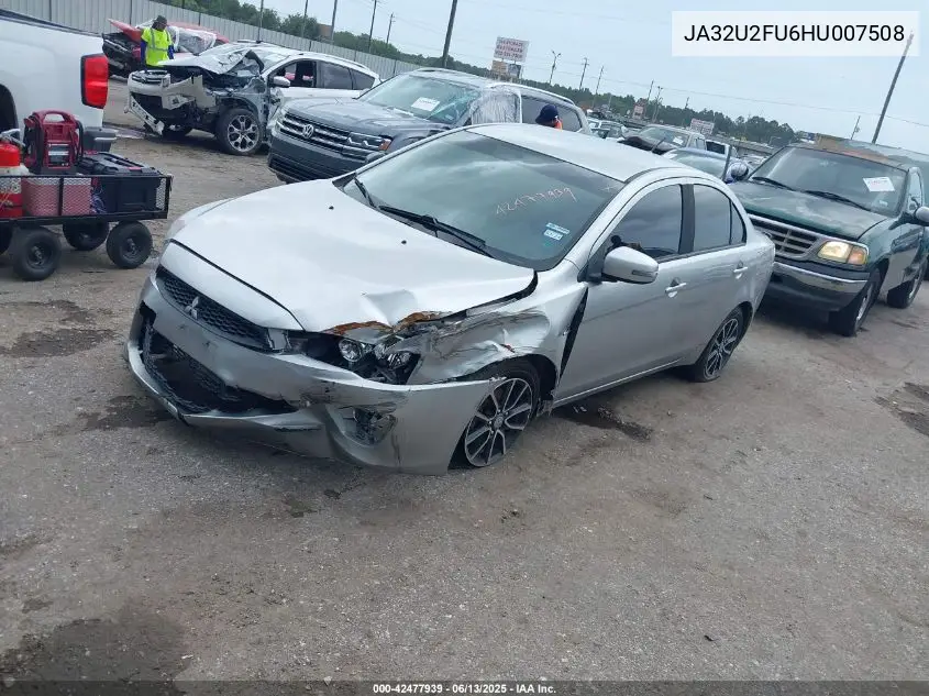 2017 Mitsubishi Lancer Es VIN: JA32U2FU6HU007508 Lot: 42477939