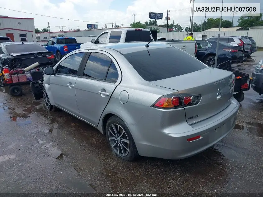 2017 Mitsubishi Lancer Es VIN: JA32U2FU6HU007508 Lot: 42477939