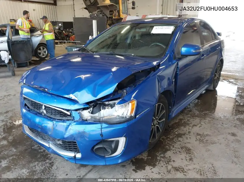 2017 Mitsubishi Lancer Es/Le VIN: JA32U2FU0HU004653 Lot: 42547995