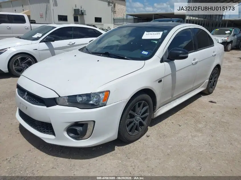 2017 Mitsubishi Lancer Le VIN: JA32U2FU8HU015173 Lot: 42561689