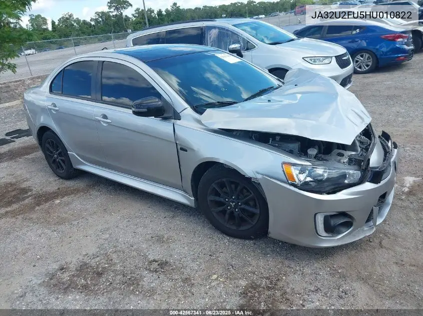 2017 Mitsubishi Lancer Es/Le VIN: JA32U2FU5HU010822 Lot: 42567341