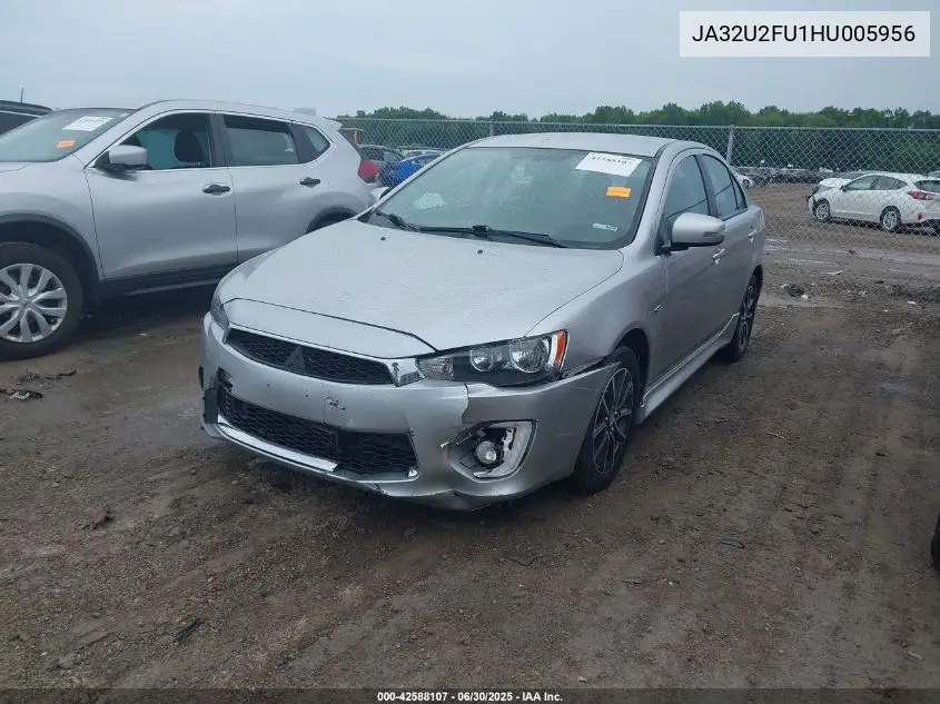 2017 Mitsubishi Lancer Es VIN: JA32U2FU1HU005956 Lot: 42588107