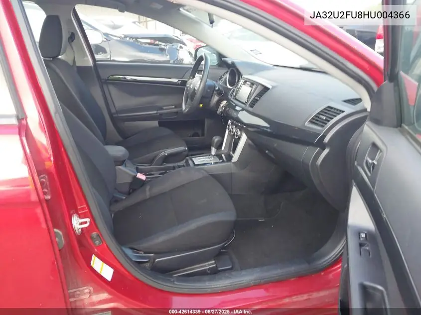 2017 Mitsubishi Lancer Es VIN: JA32U2FU8HU004366 Lot: 42614339