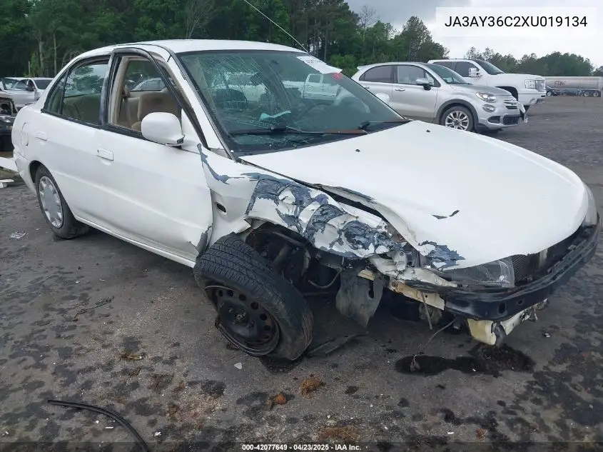 1999 Mitsubishi Mirage Ls VIN: JA3AY36C2XU019134 Lot: 42077649