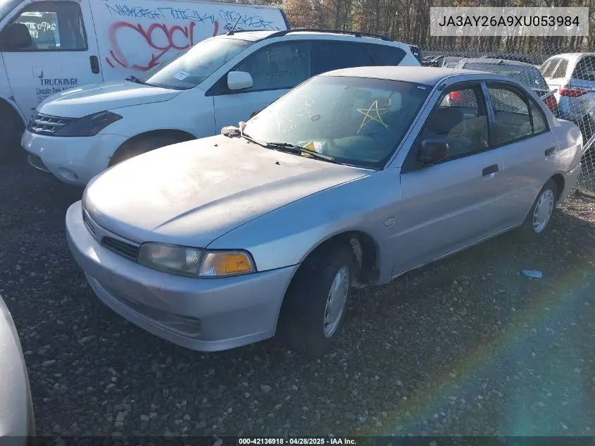 1999 Mitsubishi Mirage De VIN: JA3AY26A9XU053984 Lot: 42136918