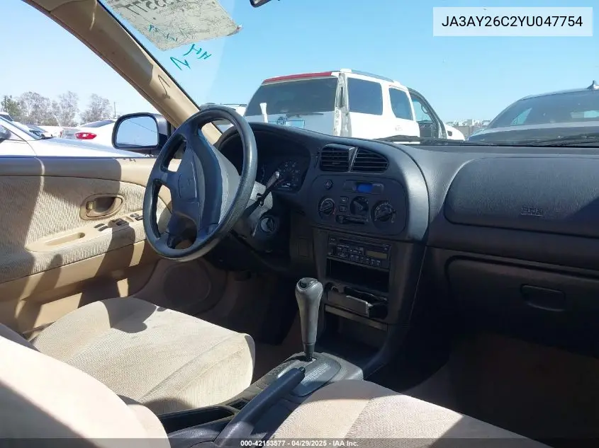 2000 Mitsubishi Mirage De VIN: JA3AY26C2YU047754 Lot: 42153577