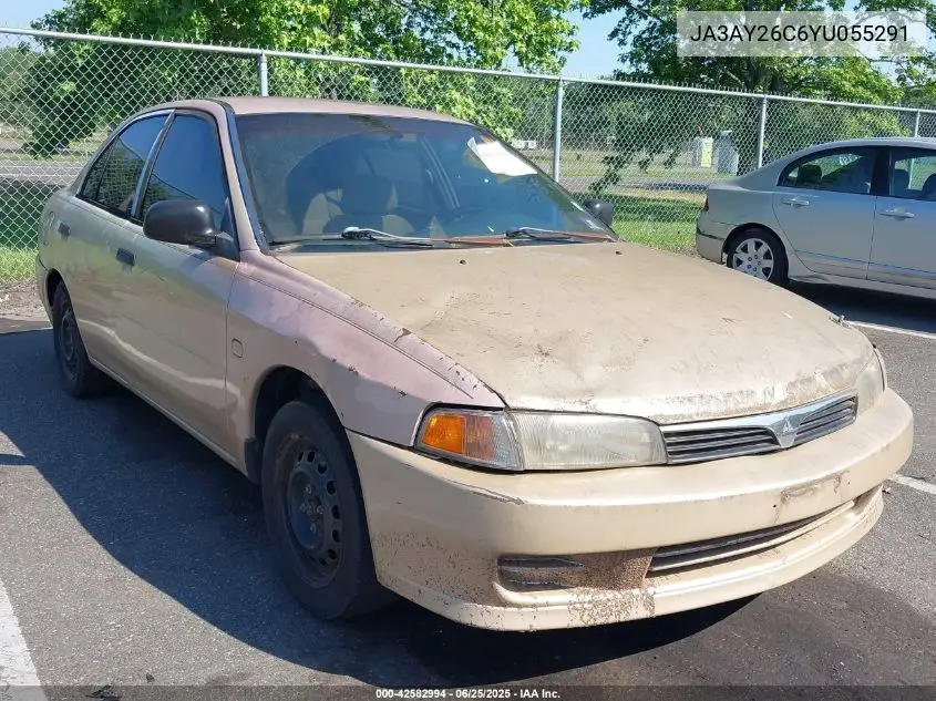 2000 Mitsubishi Mirage De VIN: JA3AY26C6YU055291 Lot: 42582994