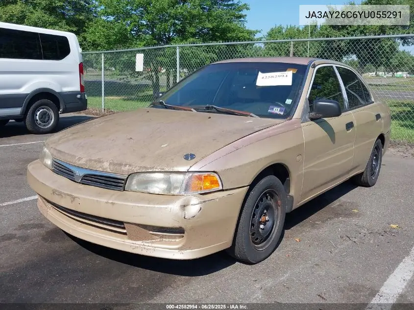 2000 Mitsubishi Mirage De VIN: JA3AY26C6YU055291 Lot: 42582994