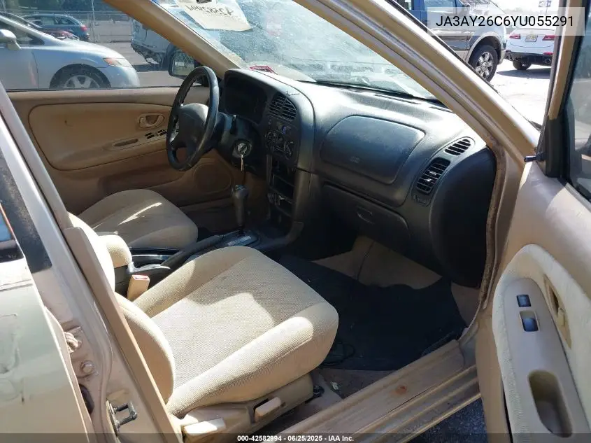 2000 Mitsubishi Mirage De VIN: JA3AY26C6YU055291 Lot: 42582994