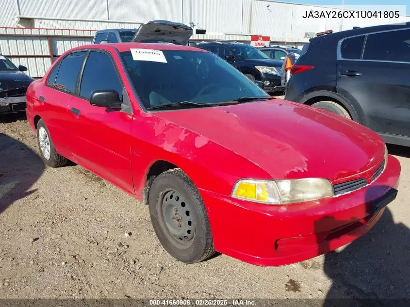 2001 Mitsubishi Mirage Es VIN: JA3AY26CX1U041805 Lot: 41660908