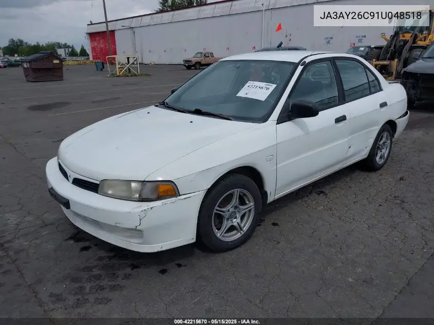2001 Mitsubishi Mirage Es VIN: JA3AY26C91U048518 Lot: 42215670