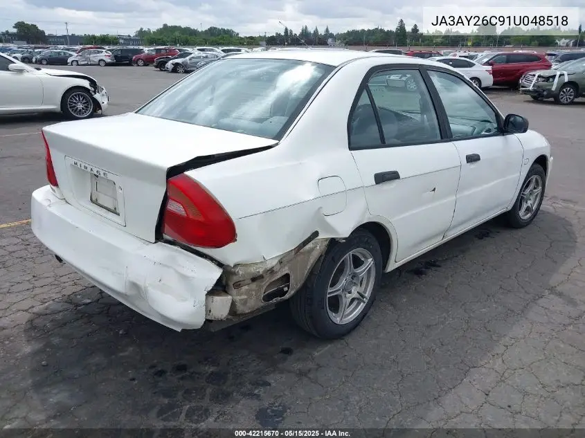 2001 Mitsubishi Mirage Es VIN: JA3AY26C91U048518 Lot: 42215670