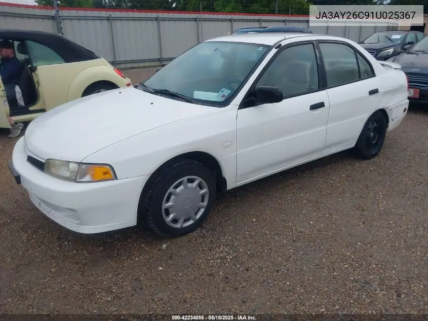 2001 Mitsubishi Mirage Es VIN: JA3AY26C91U025367 Lot: 42234058