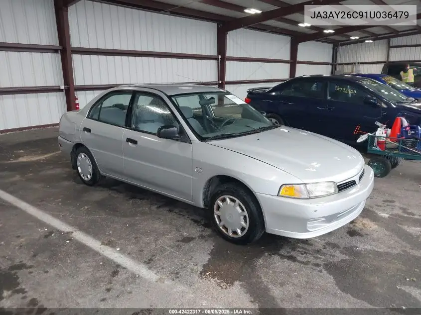 2001 Mitsubishi Mirage Es VIN: JA3AY26C91U036479 Lot: 42422317