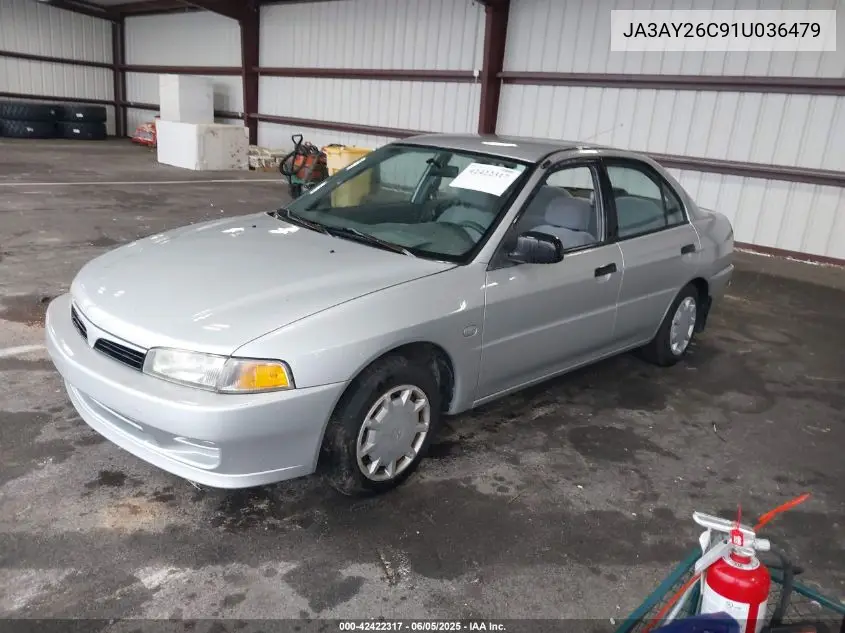 2001 Mitsubishi Mirage Es VIN: JA3AY26C91U036479 Lot: 42422317