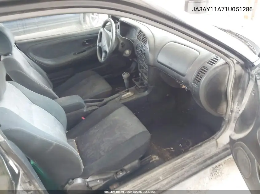 2001 Mitsubishi Mirage De VIN: JA3AY11A71U051286 Lot: 42510679