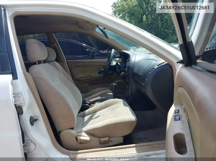 2001 Mitsubishi Mirage Es VIN: JA3AY26C51U012681 Lot: 42514171