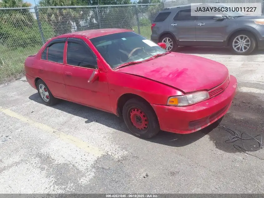 2001 Mitsubishi Mirage Ls VIN: JA3AY36C31U011227 Lot: 42531046