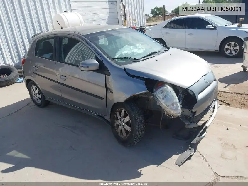2015 Mitsubishi Mirage Es VIN: ML32A4HJ3FH050091 Lot: 42228294