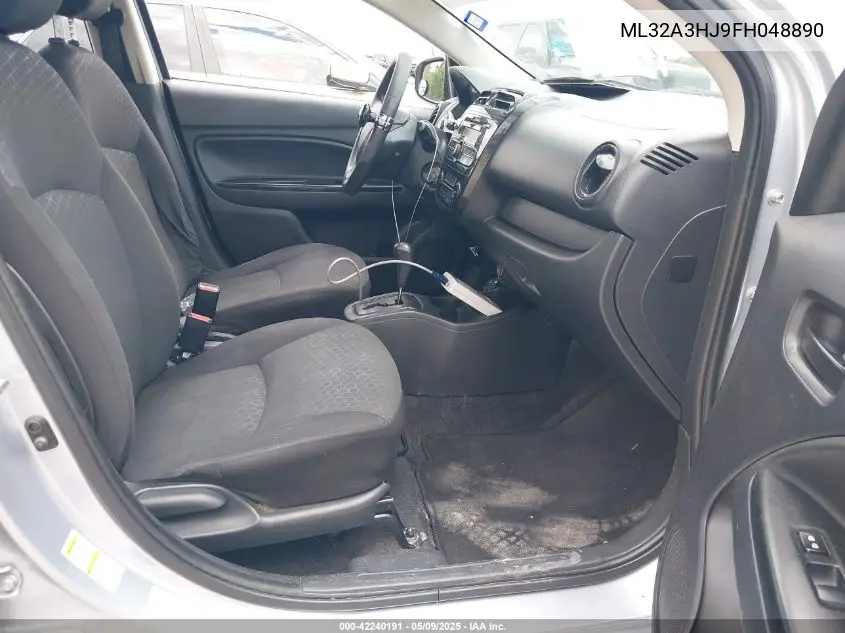 2015 Mitsubishi Mirage De/Rf VIN: ML32A3HJ9FH048890 Lot: 42240191
