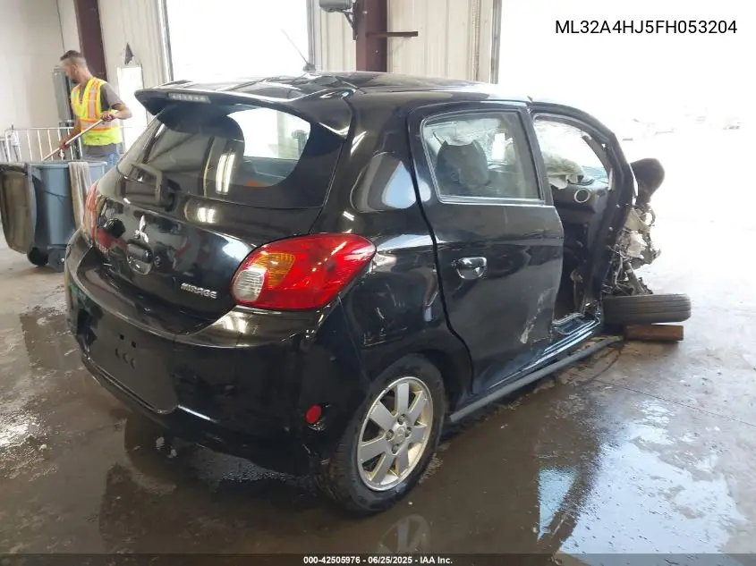 2015 Mitsubishi Mirage Es/Rf VIN: ML32A4HJ5FH053204 Lot: 42505976