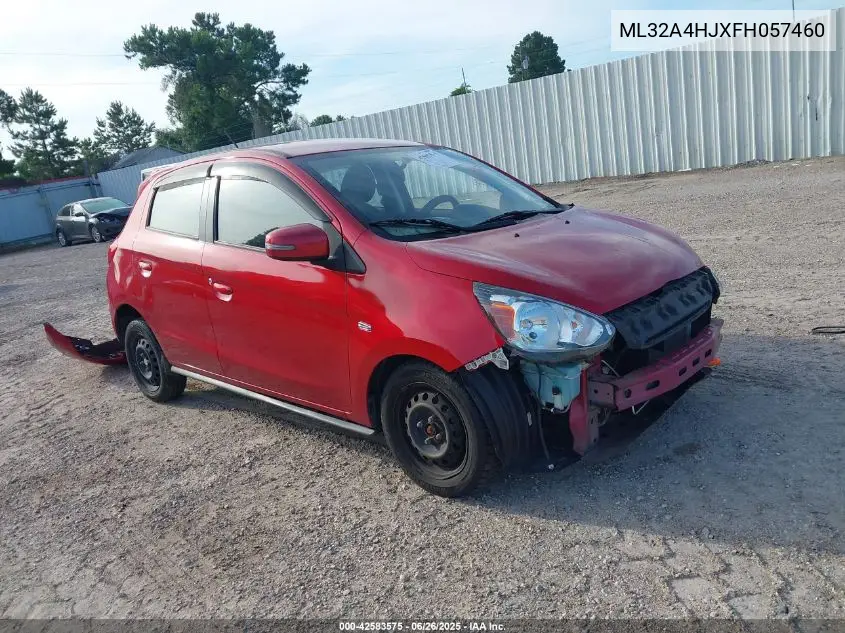 2015 Mitsubishi Mirage Es VIN: ML32A4HJXFH057460 Lot: 42583575