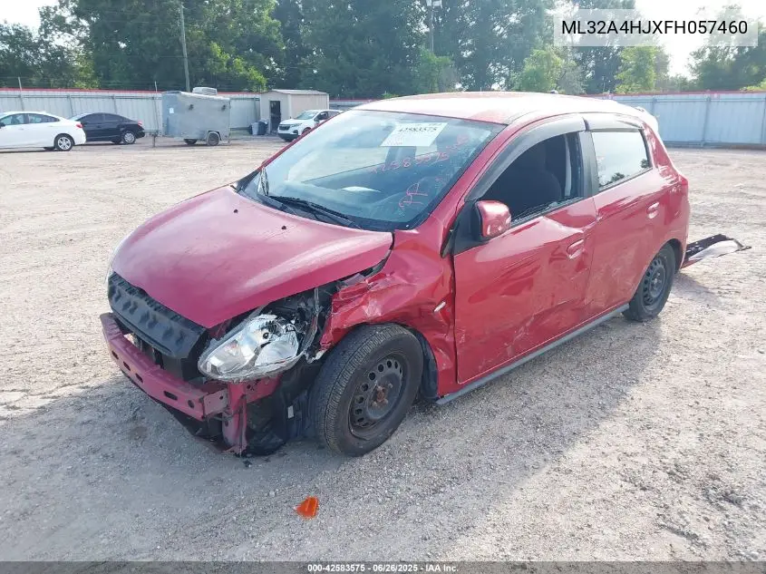 2015 Mitsubishi Mirage Es VIN: ML32A4HJXFH057460 Lot: 42583575