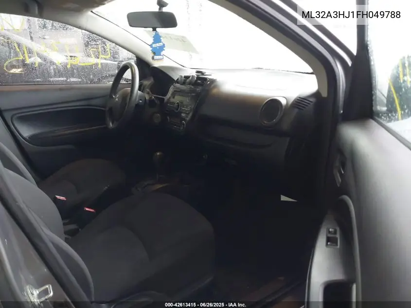 2015 Mitsubishi Mirage De/Rf VIN: ML32A3HJ1FH049788 Lot: 42613415