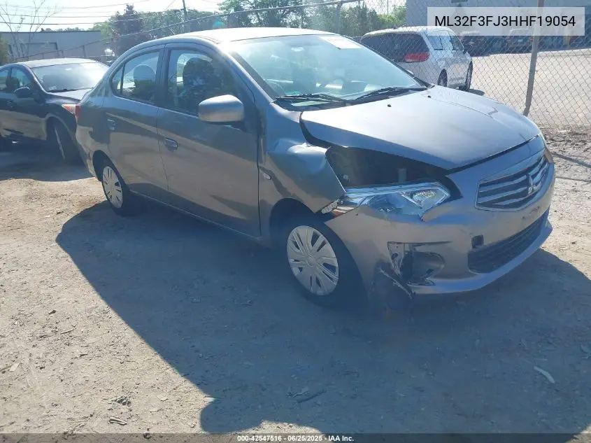 2017 Mitsubishi Mirage G4 Es VIN: ML32F3FJ3HHF19054 Lot: 42547516