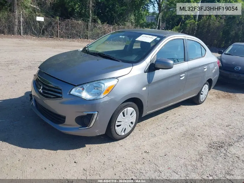 2017 Mitsubishi Mirage G4 Es VIN: ML32F3FJ3HHF19054 Lot: 42547516