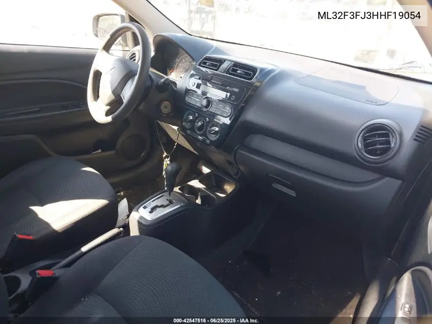 2017 Mitsubishi Mirage G4 Es VIN: ML32F3FJ3HHF19054 Lot: 42547516