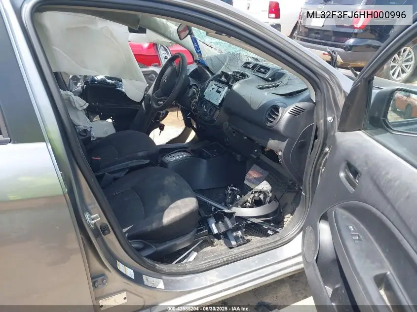2017 Mitsubishi Mirage G4 Es VIN: ML32F3FJ6HH000996 Lot: 42585204