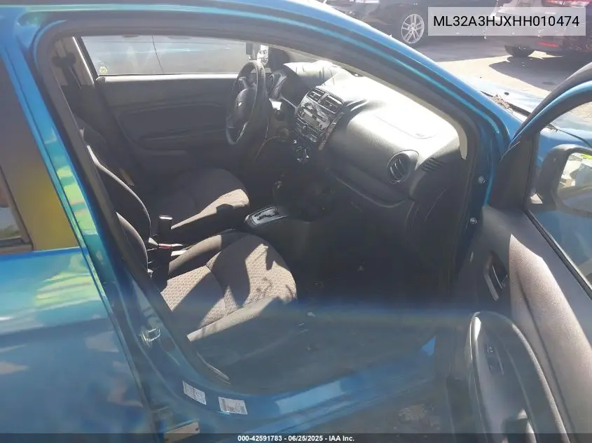 2017 Mitsubishi Mirage Es VIN: ML32A3HJXHH010474 Lot: 42591783