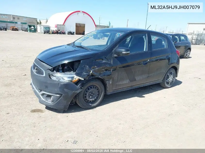 2018 Mitsubishi Mirage Gt VIN: ML32A5HJ9JH007079 Lot: 12308991