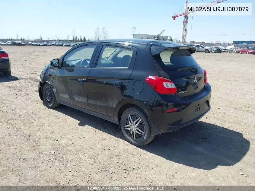 2018 Mitsubishi Mirage Gt VIN: ML32A5HJ9JH007079 Lot: 12308991