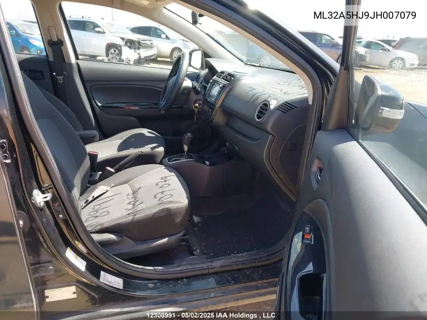 2018 Mitsubishi Mirage Gt VIN: ML32A5HJ9JH007079 Lot: 12308991