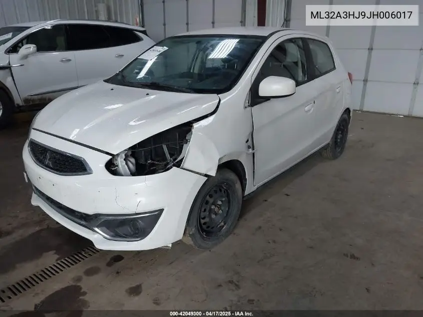2018 Mitsubishi Mirage Es VIN: ML32A3HJ9JH006017 Lot: 42049300