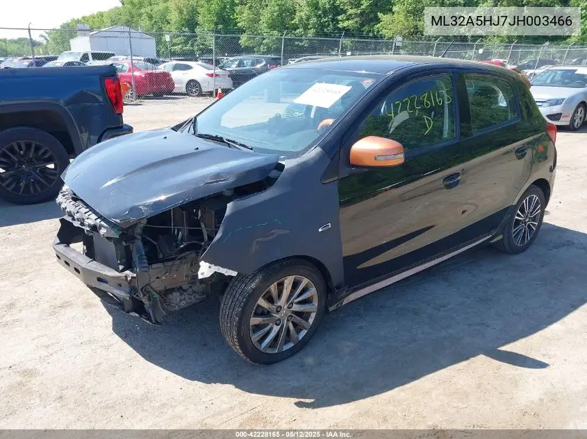 2018 Mitsubishi Mirage Gt VIN: ML32A5HJ7JH003466 Lot: 42228165