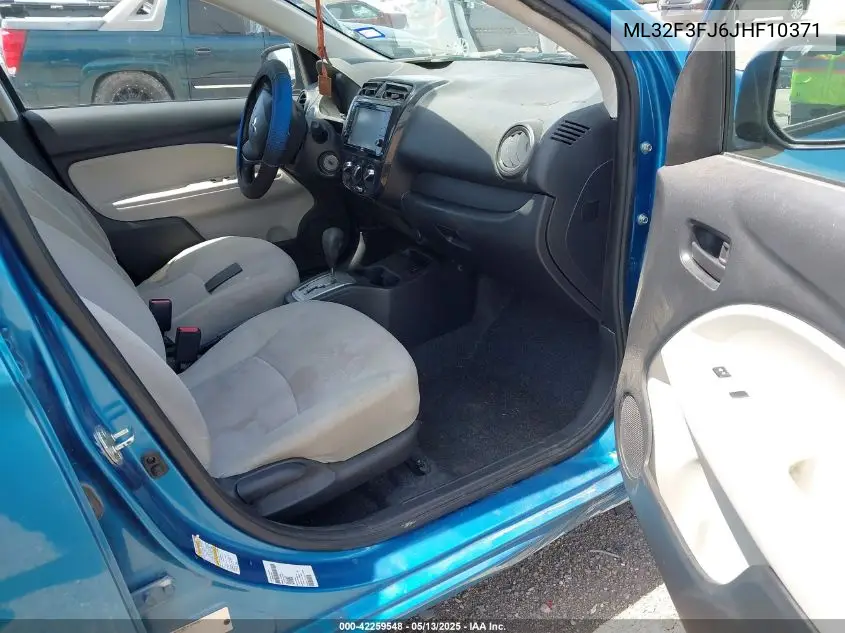 2018 Mitsubishi Mirage G4 Es VIN: ML32F3FJ6JHF10371 Lot: 42259548