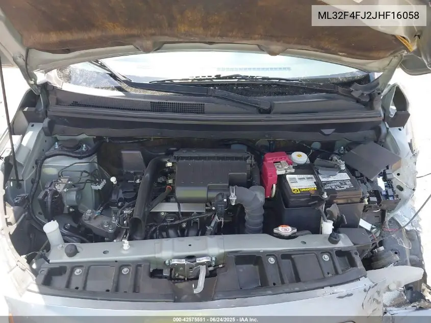 2018 Mitsubishi Mirage G4 Se VIN: ML32F4FJ2JHF16058 Lot: 42575551