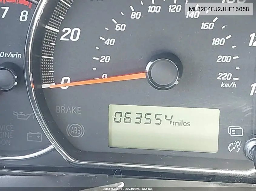 2018 Mitsubishi Mirage G4 Se VIN: ML32F4FJ2JHF16058 Lot: 42575551