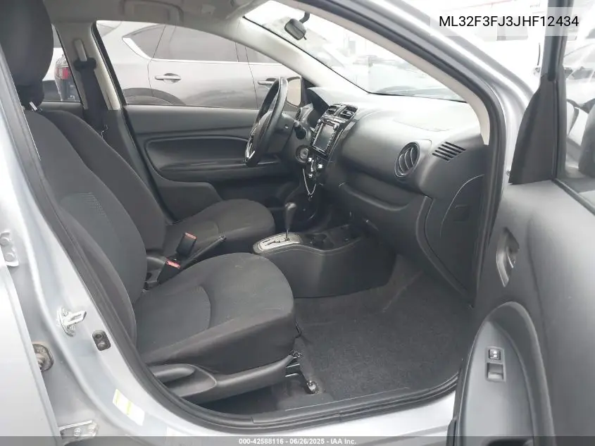 2018 Mitsubishi Mirage G4 Es VIN: ML32F3FJ3JHF12434 Lot: 42588116