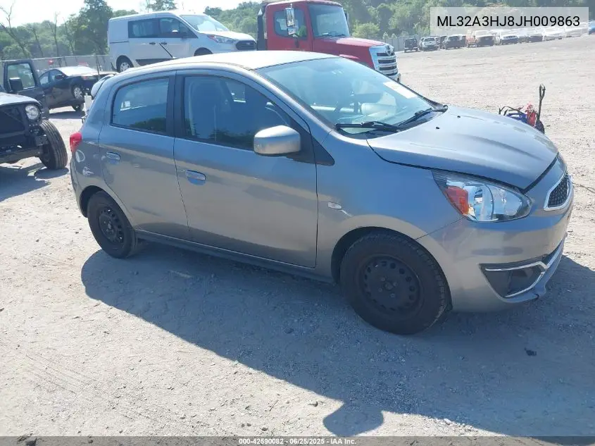 2018 Mitsubishi Mirage Es VIN: ML32A3HJ8JH009863 Lot: 42590082