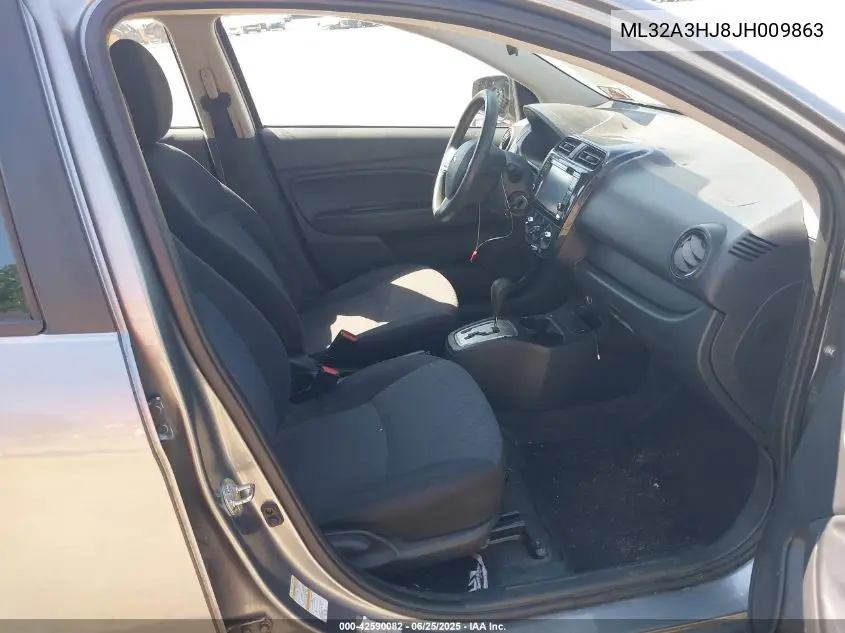 2018 Mitsubishi Mirage Es VIN: ML32A3HJ8JH009863 Lot: 42590082